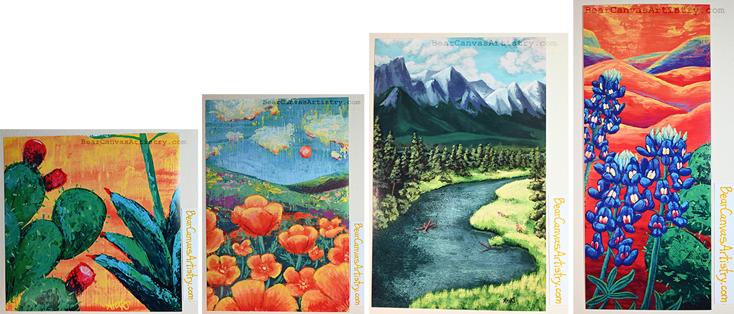 Collage of Original Artworks